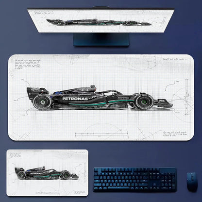 Hot Sell Racing Car Mousepad Large Non-Slip Lockedge Office Gaming Accessories Desk Mat XXL Game Keyboard Long Mousepad 900X400