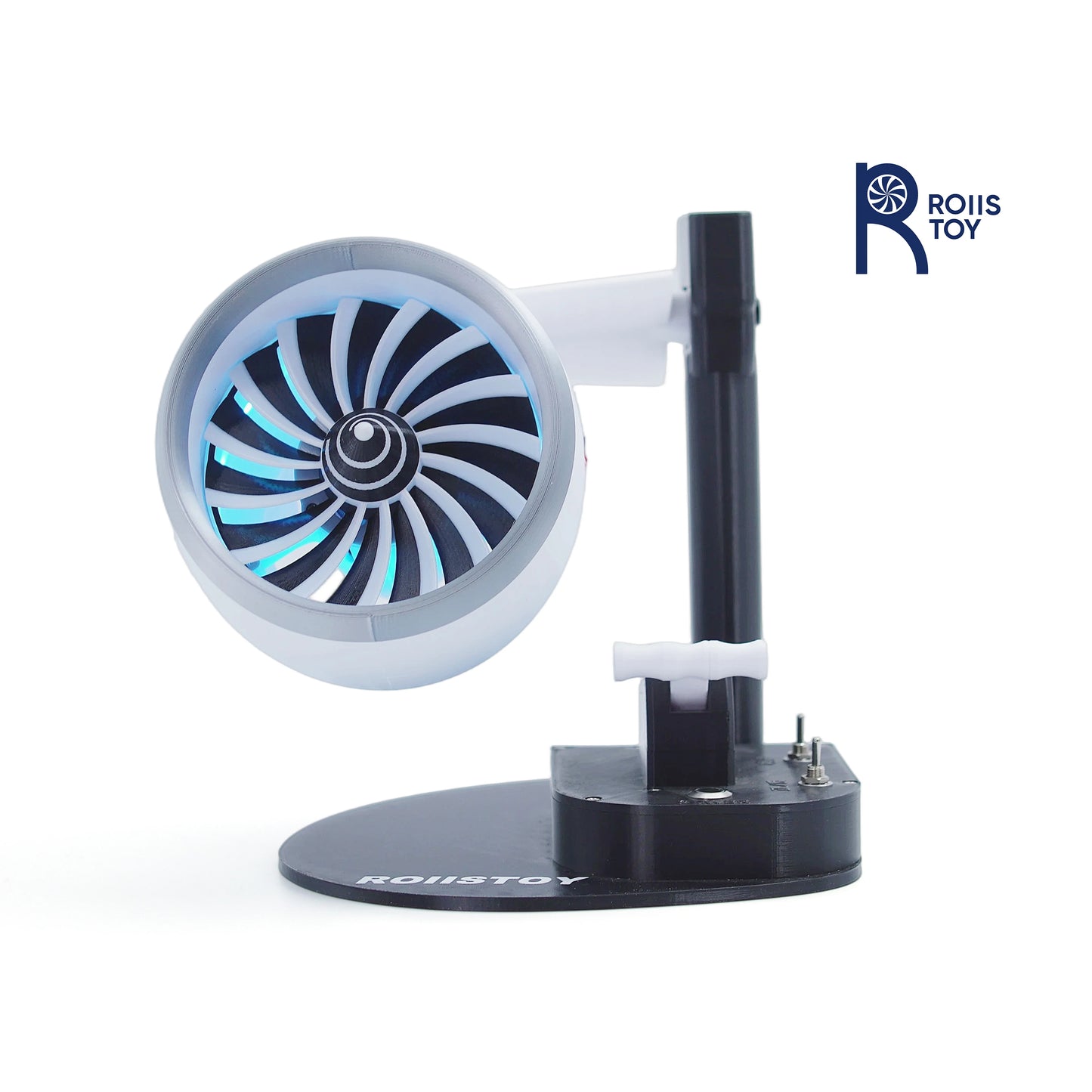 Turbojet Fan Style Single Head Mist Humidifier Blowing Feature RGB Lighting Effects for Bedroom Living Room Office Desk Air Humi