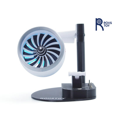 Turbojet Fan Style Single Head Mist Humidifier Blowing Feature RGB Lighting Effects for Bedroom Living Room Office Desk Air Humi