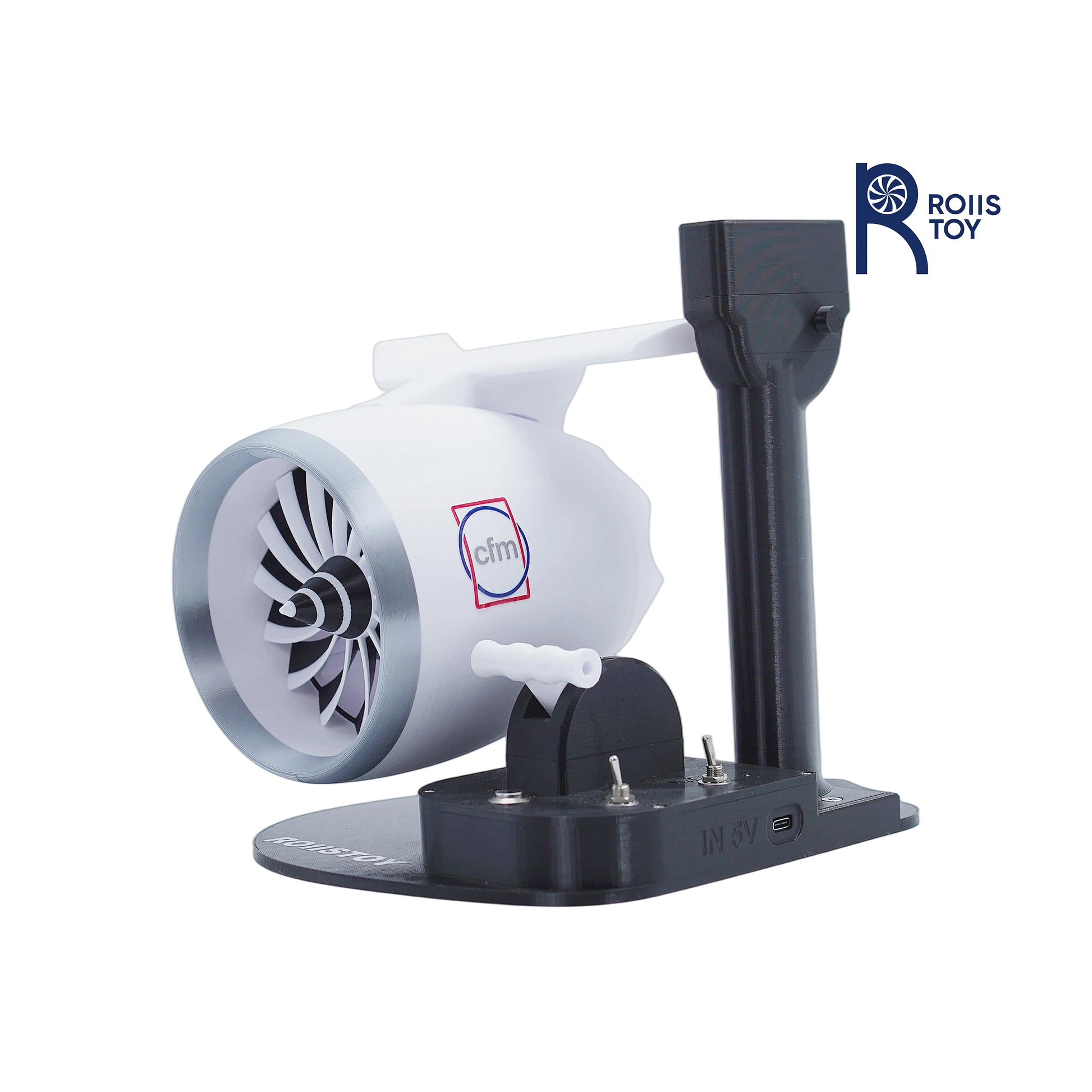 Turbojet Fan Style Single Head Mist Humidifier Blowing Feature RGB Lighting Effects for Bedroom Living Room Office Desk Air Humi